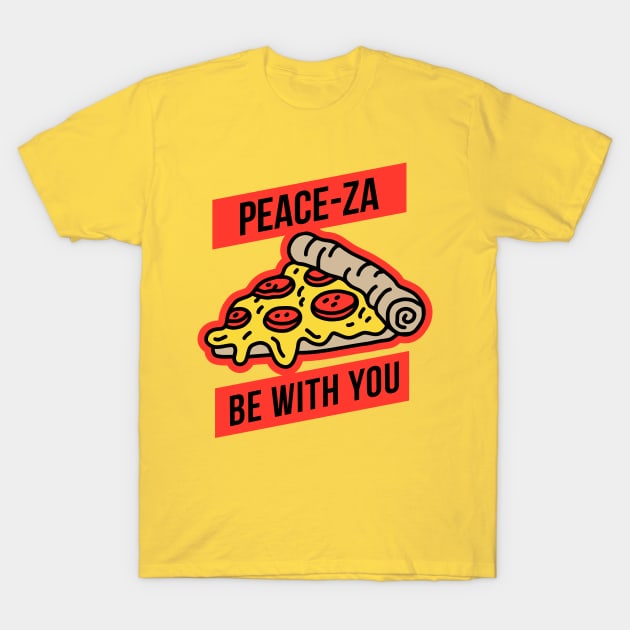 Peace-za Be With You T-Shirt by CR8ART